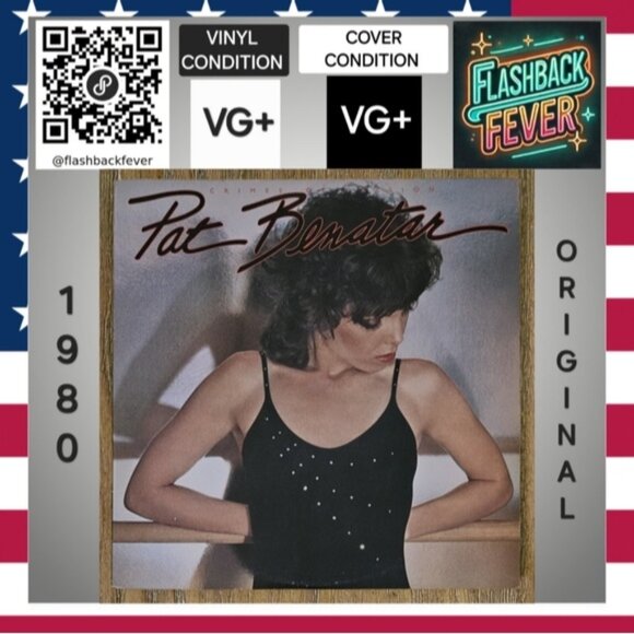 PAT BENATAR•Crimes Of Passion•1980-Chrysalis (#CHE 1275) - Picture 1 of 8